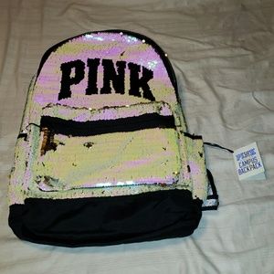Victoria Secret Pink sequin backpack